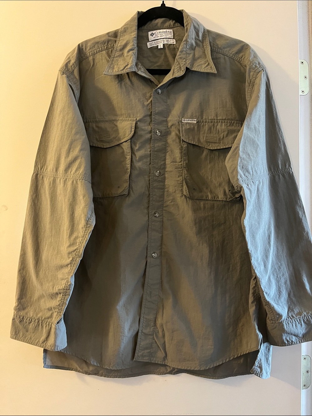 Columbia Men's Olive Green Lightweight Shirt Jacket